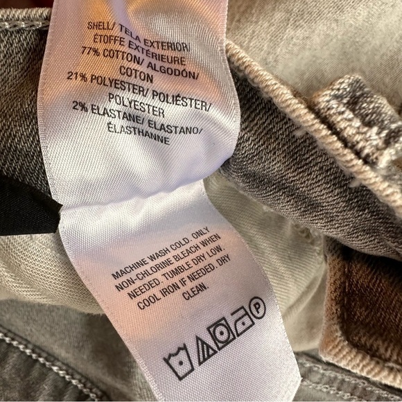 HUDSON Women's Vivid Denim Raw Hem Mini Skirt Gray SZ 25 - Picture 9 of 14